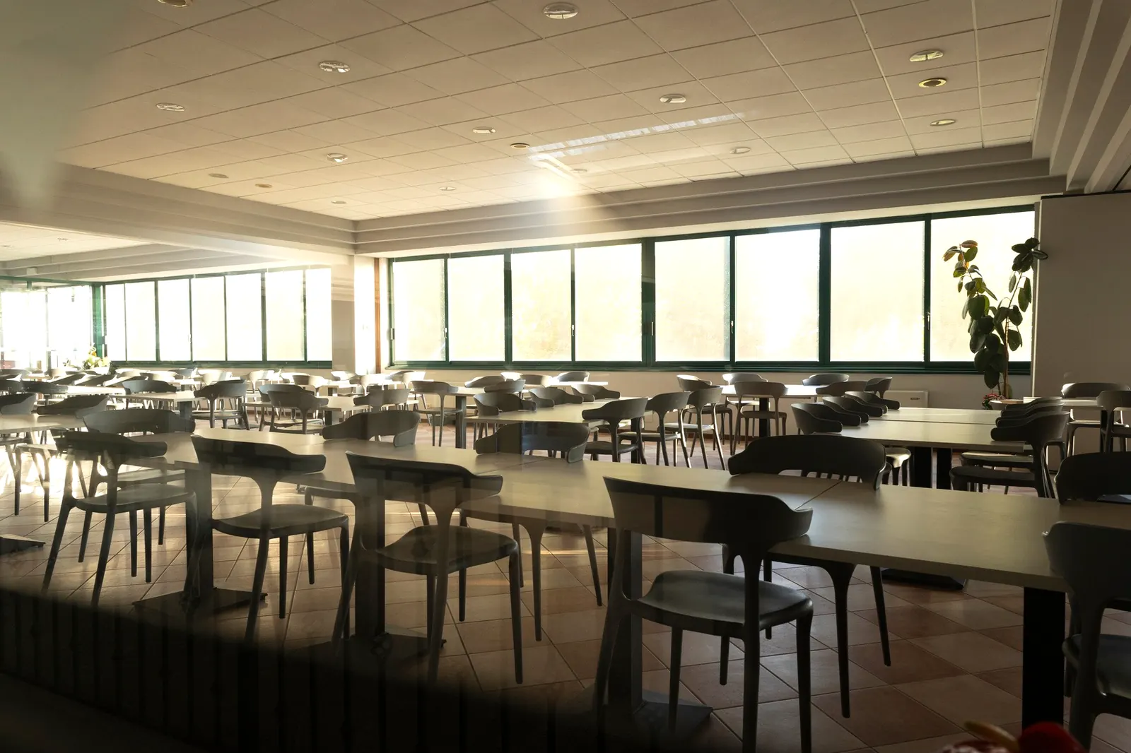 La sala del ristorante